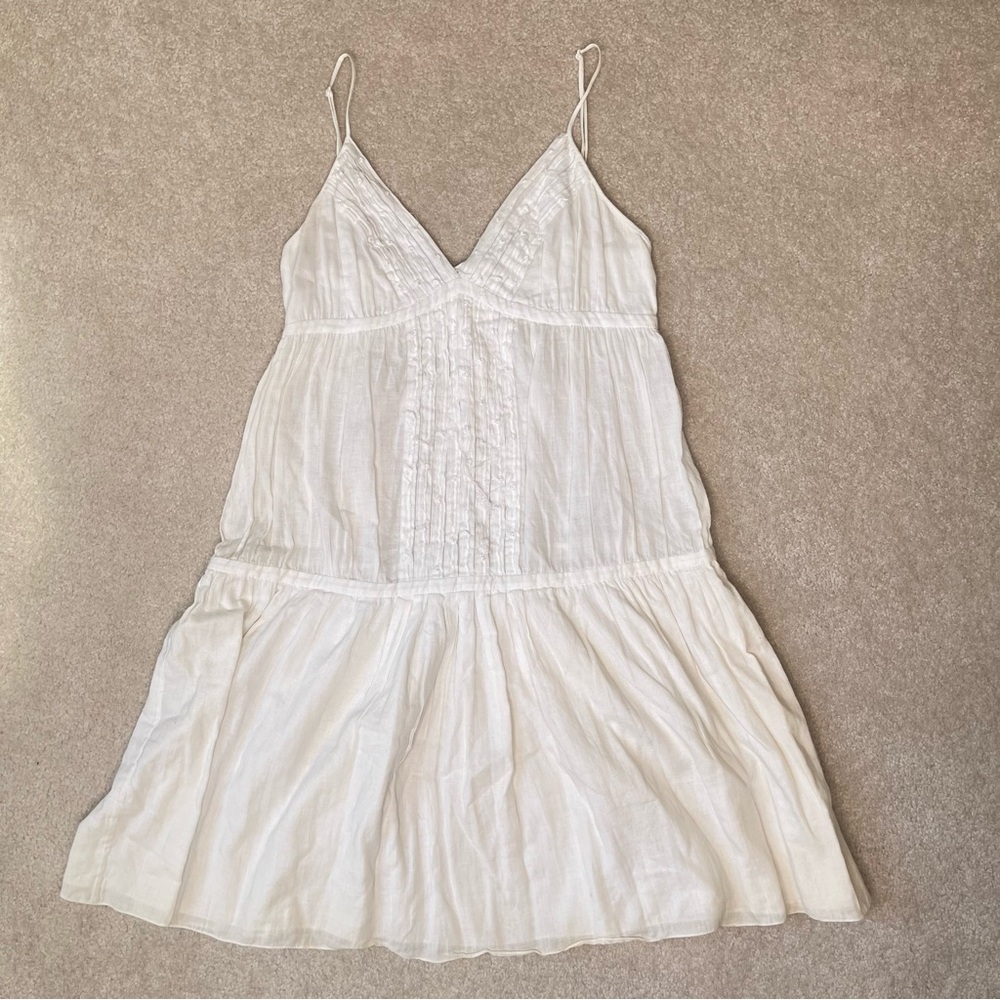 Susana Monaco White Spaghetti Strap dress size 8